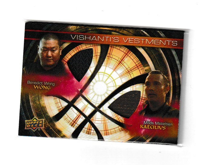 2016 Doctor Strange  Vishanti's Vestments Dual #VHD-WK Benedict Wong as Wong & Mads Mikkelsen as Kaecilius