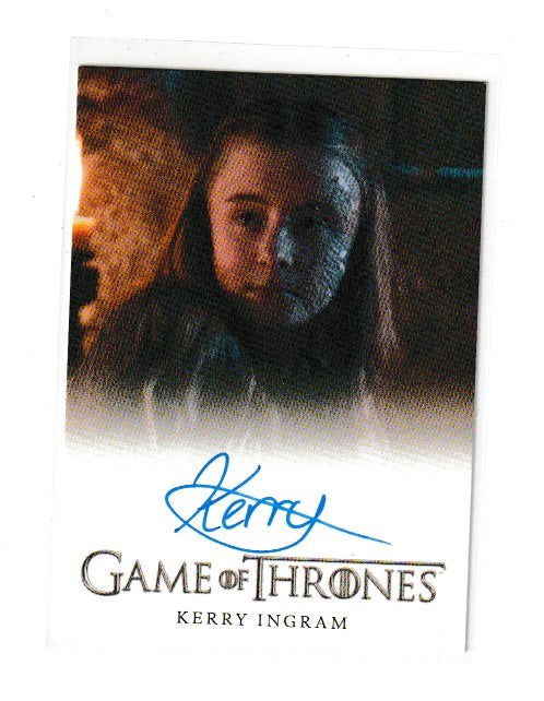 2016 Game of Thrones Season 5 Full Bleed Autographs Kerry Ingram as Shireen Baratheon