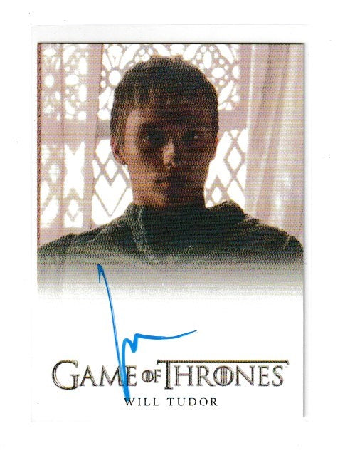 2016 Game of Thrones Season 5 Full Bleed Autographs Will Tudor as Olyvar