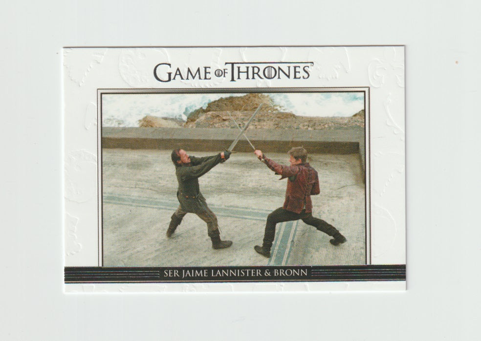 2016 Game of Thrones Season 5 Relationships #DL30 Ser Jaime Lannister & Bronn