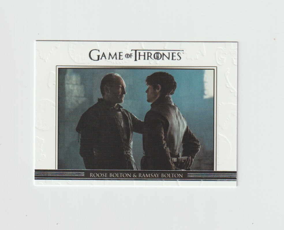 2016 Game of Thrones Season 6 Relationships #DL36 Roose Bolton & Ramsay Bolton