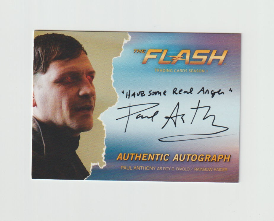 2016 The Flash S1 Autographs #PA Paul Anthony as Roy G Bivolo