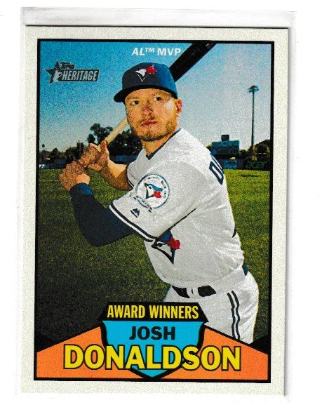 2016 Topps Heritage Award Winner #AW-1 Josh Donaldson