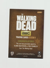 Load image into Gallery viewer, 2016 Walking Dead Season 4 P2 Autographs Vertical #AM1 Alanna Masterson as Tara Chambler
