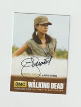 Load image into Gallery viewer, 2016 Walking Dead Season 4 P2 Autographs Vertical #CS1 Christian Serratos as Rosita Espinosa
