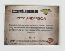 Load image into Gallery viewer, 2016 Walking Dead Survival Box Infected #27 Pete Anderson
