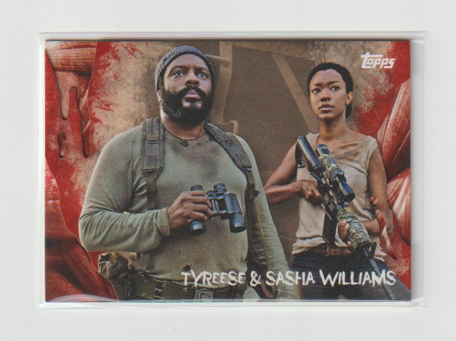 2016 Walking Dead Survival Box #50 Tyreese & Sasha Williams