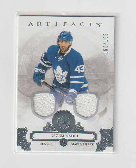 2017-18 Artifacts Materials Silver #39 Nazem Kadri