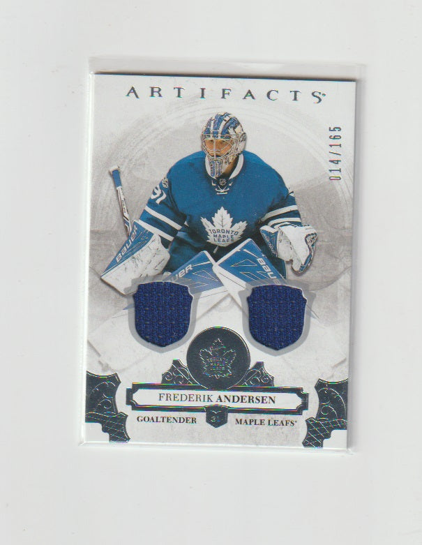 2017-18 Artifacts Materials Silver #50 Frederik Andersen