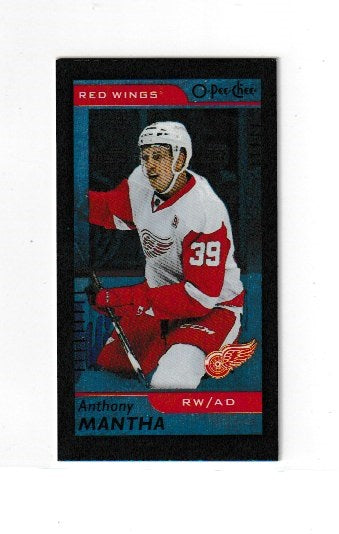 2017-18 O-Pee-Chee Mini Black #M-11 Anthony Mantha