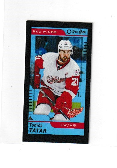 2017-18 O-Pee-Chee Mini Black #M-41 Tomas Tatar