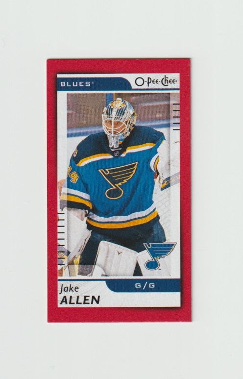 2017-18 O-Pee-Chee Mini Red #M-29 Jake Allen