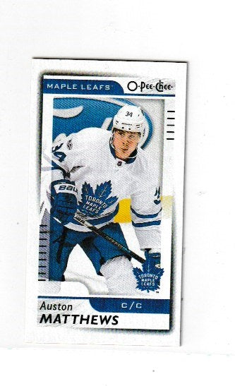 2017-18 O-Pee-Chee Mini #M-53 Auston Matthews