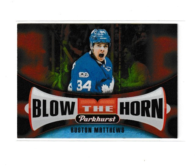 2017-18 Parkhurst Blow The Horn #BH-6 Auston Matthews