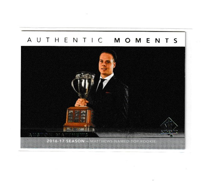 2017-18 SP Authentic Authentic Moments #105 Auston Matthews