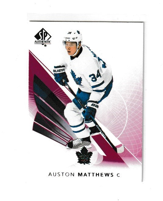 2017-18 SP Authentic Limited Red #10 Auston Matthews