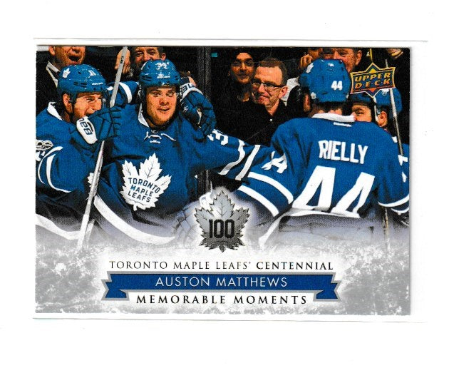 2017-18 Toronto Maple Leafs Centennial Memorable Moments #200 Auston Matthews