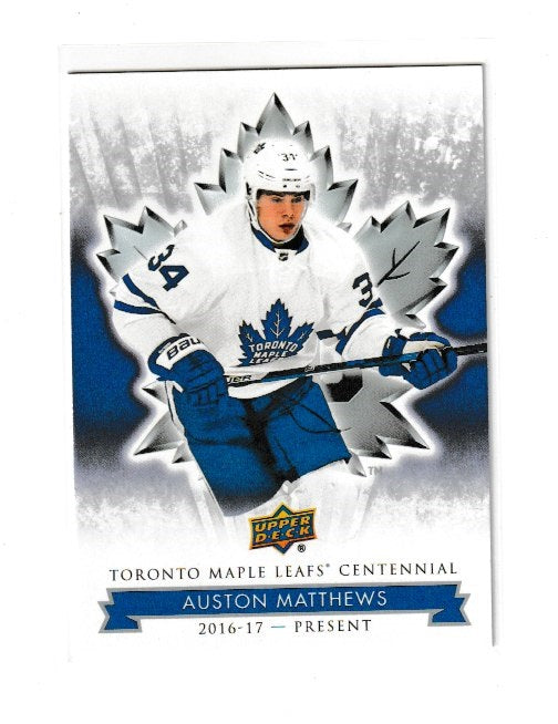 2017-18 Toronto Maple Leafs Centennial #11 Auston Matthews