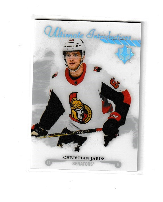 2017-18 Ultimate Collection Ultimate Introduction #UI-12 Christian Jaros