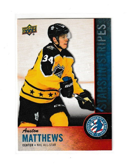 2017-18 Upper Deck National Hockey Card Day #USA10 Auston Matthews