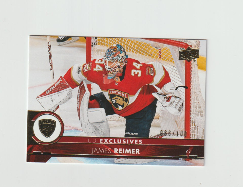 2017-18 Upper Deck Exclusives #331 James Reimer