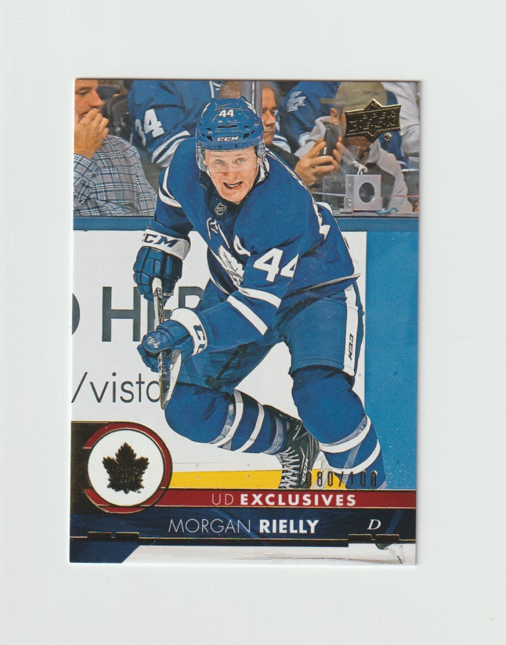 2017-18 Upper Deck Exclusives #417 Morgan Rielly