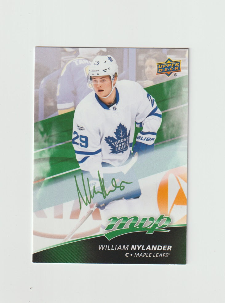 2017-18 Upper Deck MVP Green Script #50 William Nylander