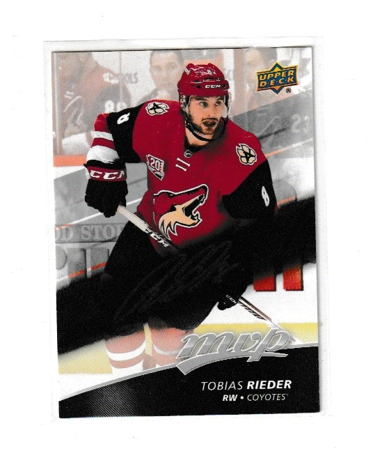 2017-18 Upper Deck MVP Silver Script #141 Tobias Rieder