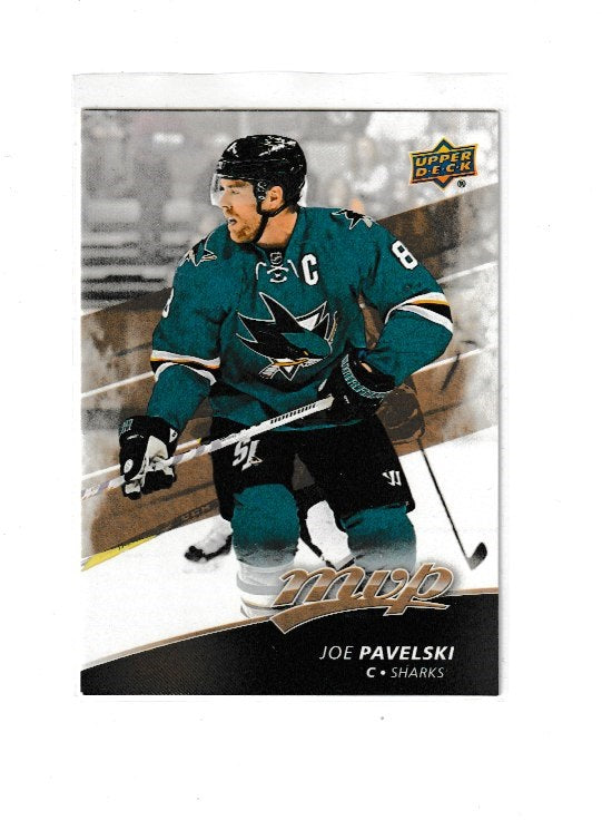 2017-18 Upper Deck MVP #204 Joe Pavelski