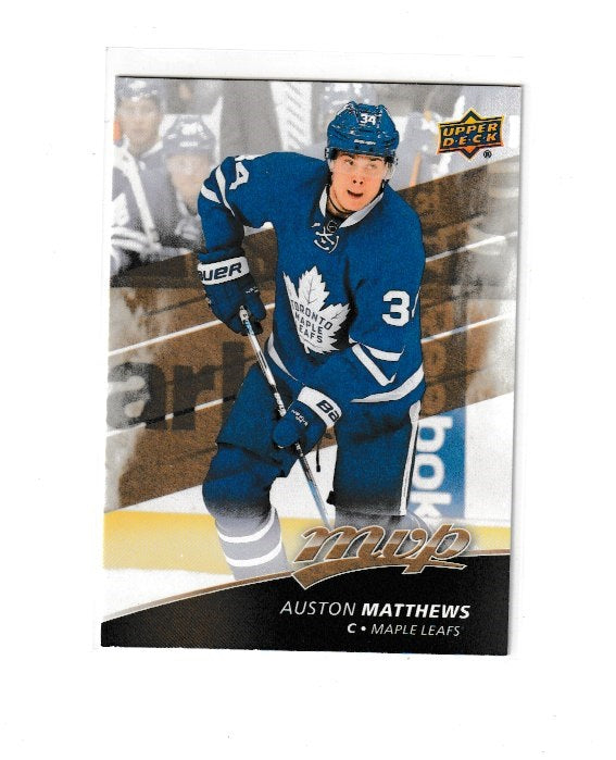 2017-18 Upper Deck MVP Puzzle Back #210 Auston Matthews