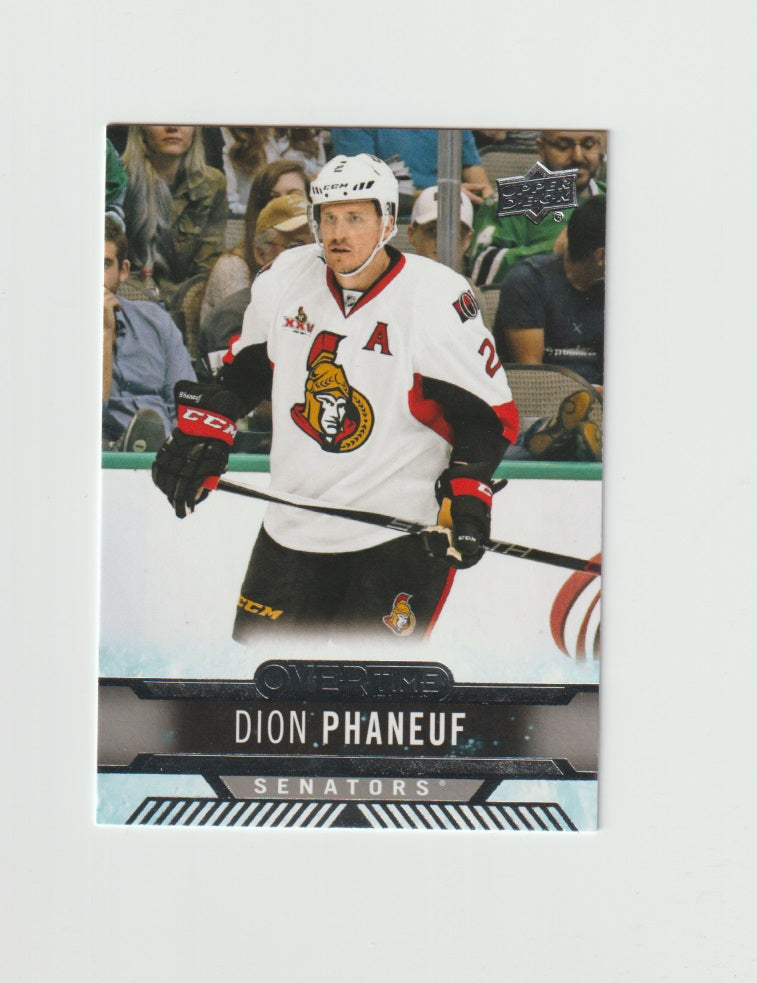 2017-18 Upper Deck Overtime #39 Dion Phaneuf