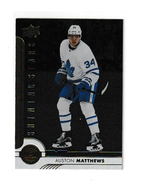 2017-18 Upper Deck Shining Stars Centers #SSC-1 Auston Matthews