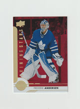 Load image into Gallery viewer, 2017-18 Upper Deck Shining Stars Goalies Red #SSG-6 Frederik Andersen
