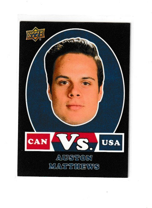 2017-18 Upper Deck Team Canada vs Black #VSB-AM Auston Matthews