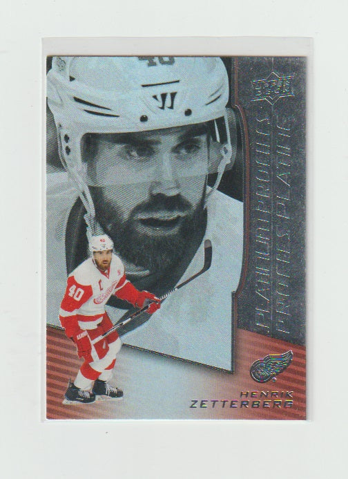 2017-18 Upper Deck Tim Hortons Platinum Profiles #PP-11 Henrik Zetterberg