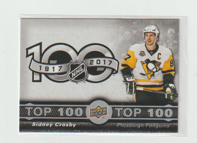 2017-18 Upper Deck Tim Hortons Top 100 #TOP-1 Sidney Crosby