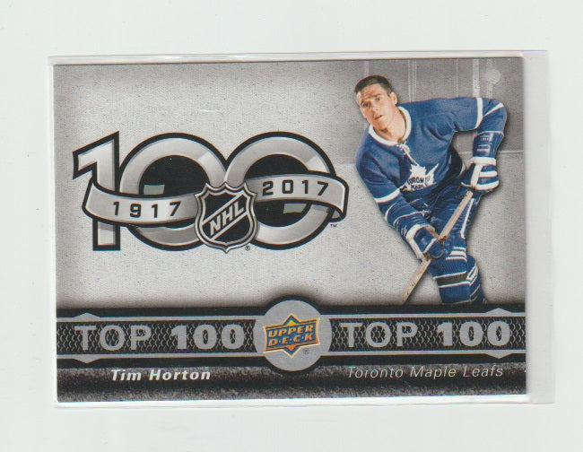 2017-18 Upper Deck Tim Hortons Top 100 #TOP-7 Tim Horton
