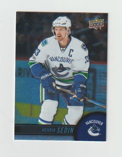 2017-18 Upper Deck Tim Hortons #33 Henrik Sedin