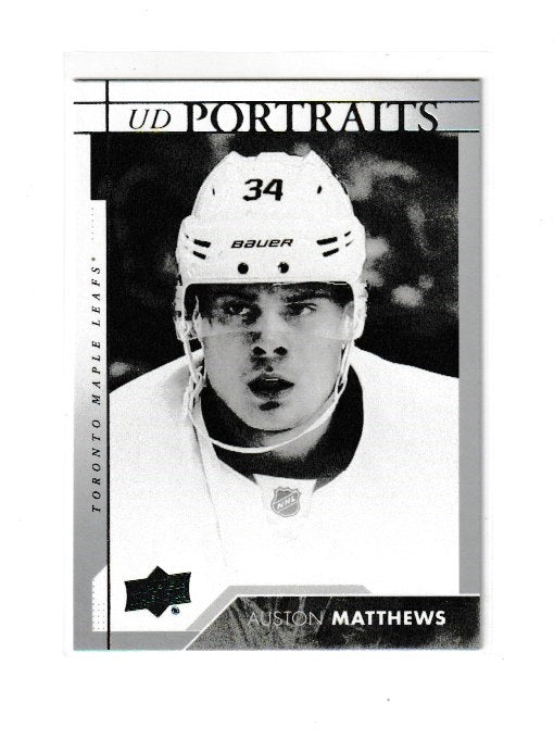 2017-18 Upper Deck UD Portraits #P-50 Auston Matthews