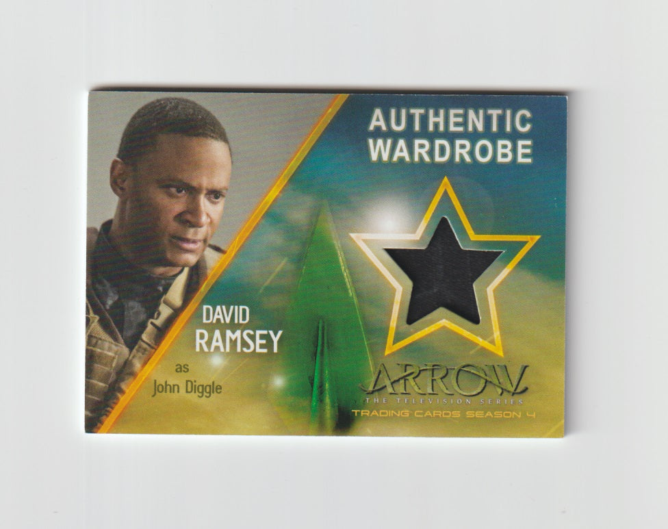 2017 Arrow Season 4 Memorabilia #M03 David Ramsey as John Diggle