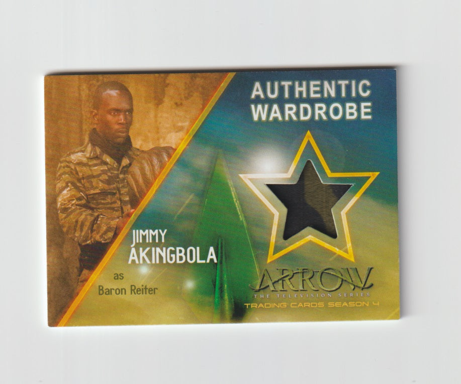 2017 Arrow Season 4 Memorabilia #M10 Jimmy Akingbola as Baron Reiter