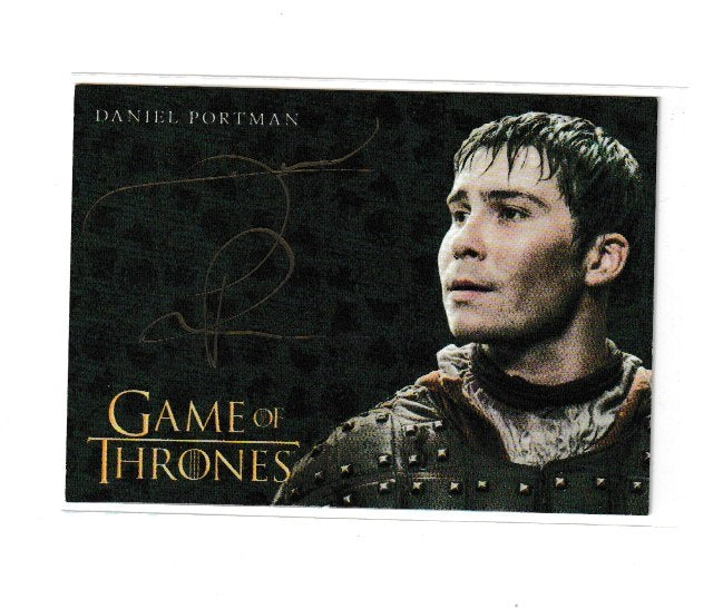 2017 Game of Thrones Valyrian Steel Gold Autographs Daniel Portman as Podrick Payne