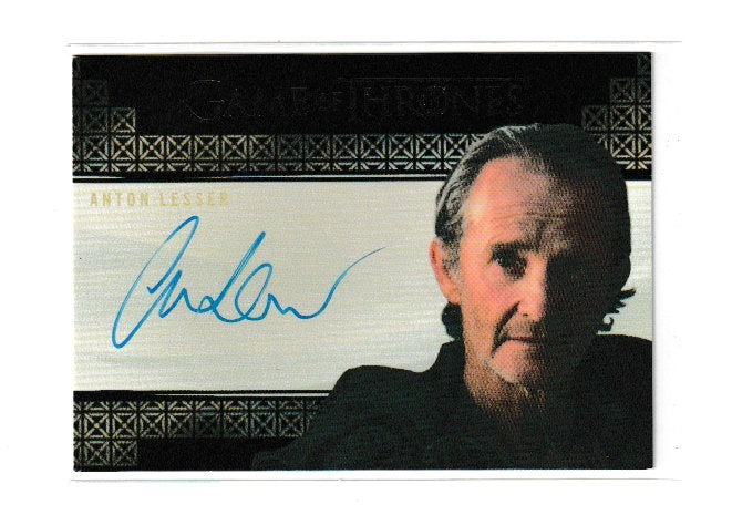 2017 Game of Thrones Valyrian Steel Valyrian Autographs Anton Lesser as Qyburn