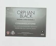 Load image into Gallery viewer, 2017 Orphan Black Season 3 Autograph #GF Gavin Fox as Lionel
