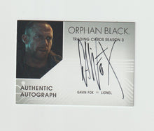 Load image into Gallery viewer, 2017 Orphan Black Season 3 Autograph #GF Gavin Fox as Lionel
