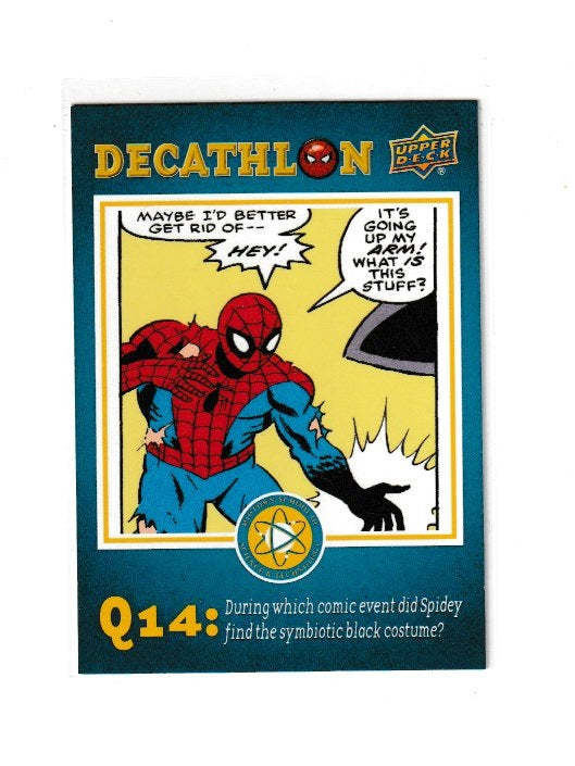 2017 Spider-Man Homecoming Decathlon #SD14 Black Suit Event