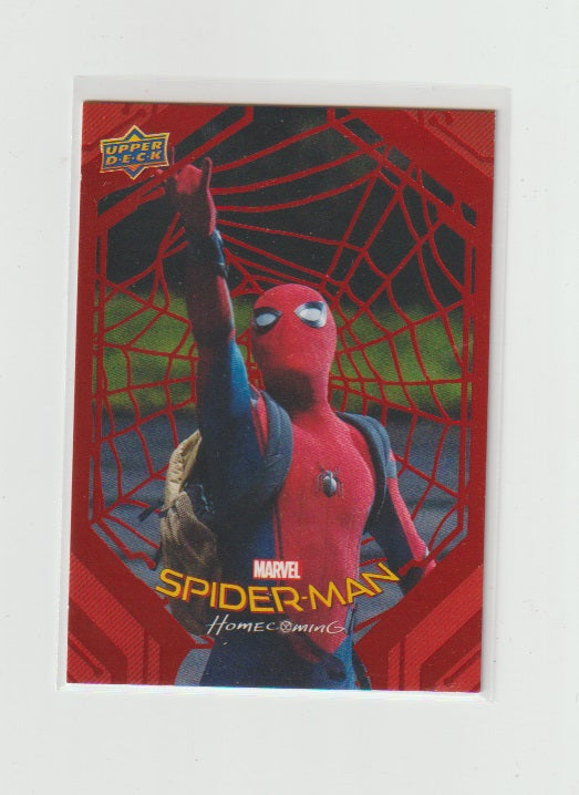 2017 Spider-Man Homecoming Red Foil #42 Enhanced Combat Mode