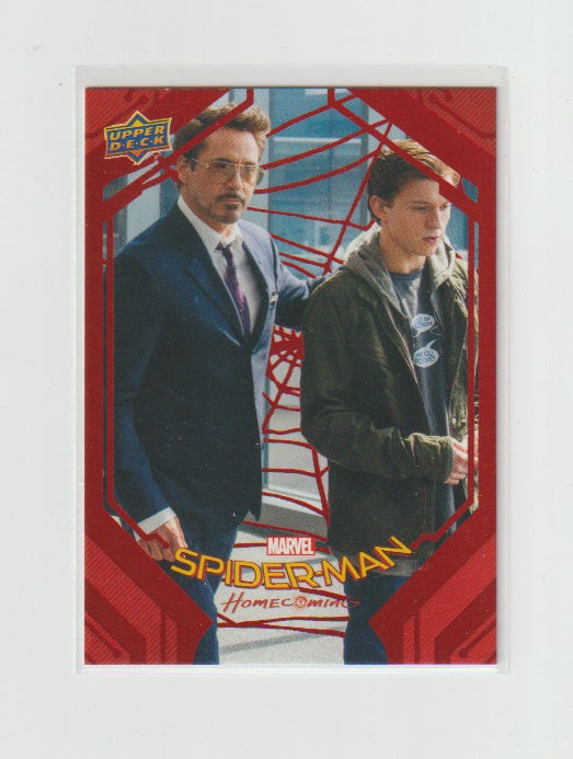 2017 Spider-Man Homecoming Red Foil #90 One Proud Tony