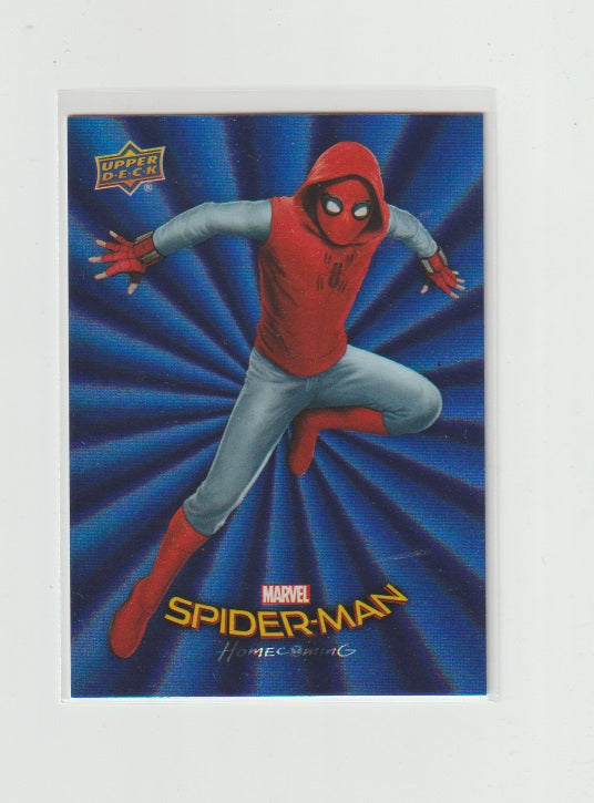 2017 Spider-Man Homecoming Walmart Exclusives Blue Foil #RB-34 Spider-Man Homemade Suit