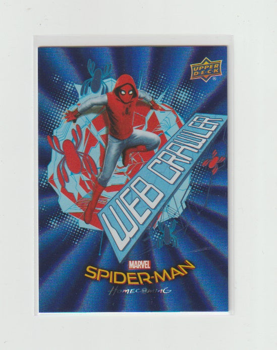 2017 Spider-Man Homecoming Walmart Exclusives Blue Foil #RB-44 Spider-Man Homemade Suit